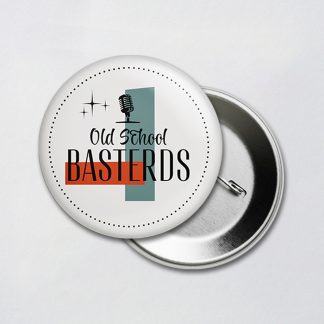 Christmas Button White 38mm
